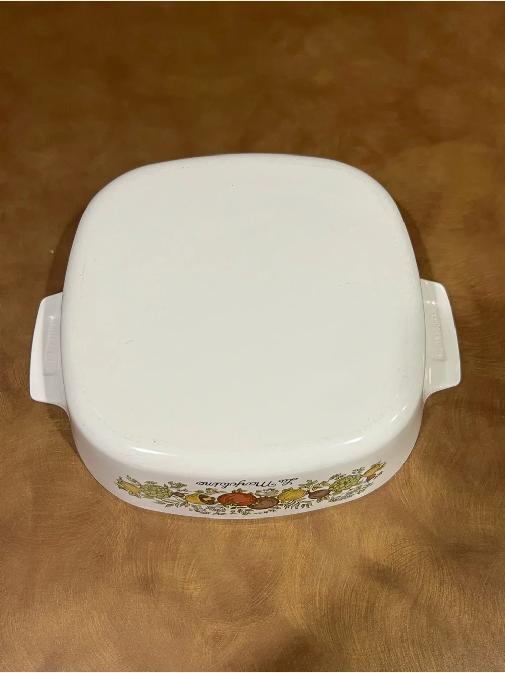 Vintage CorningWare “Spice of Life” 2 Quart Glass Casserole Dish with Lid